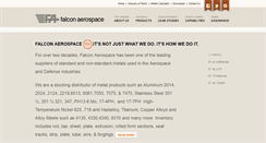 Desktop Screenshot of falconaerospace.com