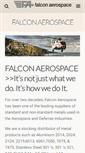 Mobile Screenshot of falconaerospace.com